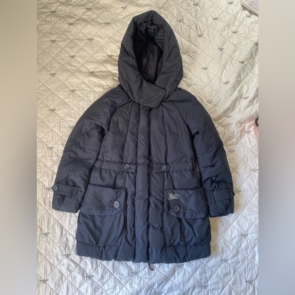 Buckaroo Zip Up & Snap Button Puffer Hooded Coat